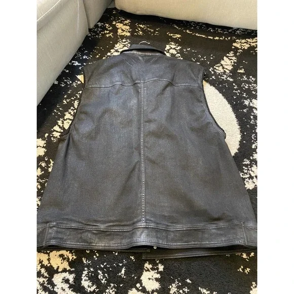 Rick Owens DRKSHDW sleeveless denim jacket